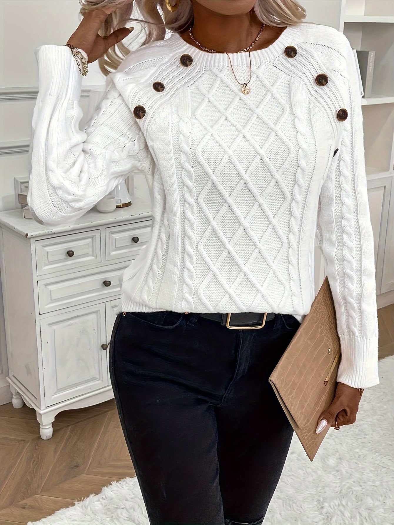 WW | Cable Knit Sweater for Women