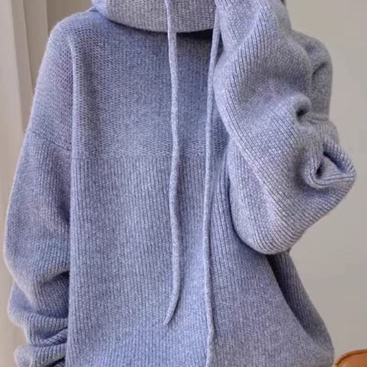 WW | Kuscheliger Strick-Kapuzenpullover für lässigen Komfort