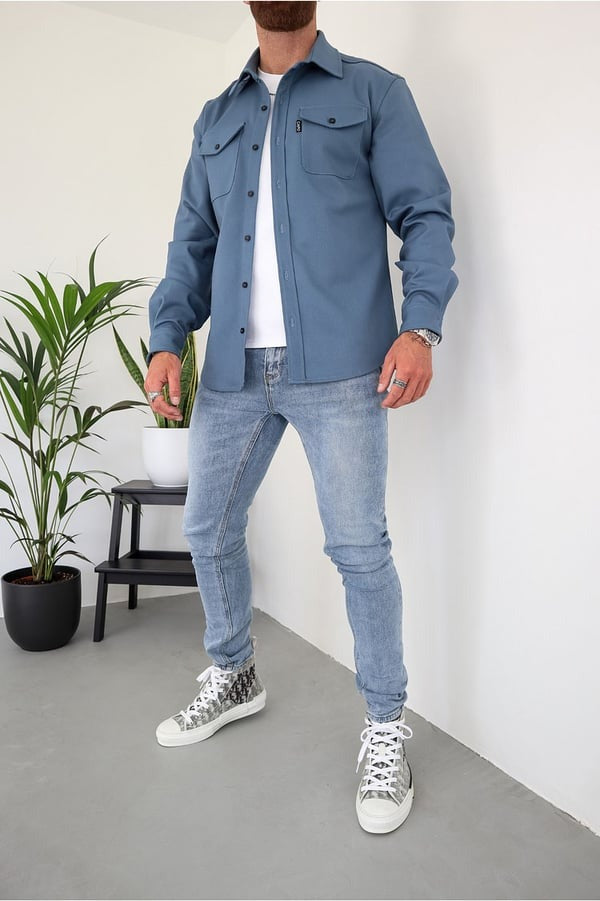 WW | Männer Casual Wickeljacke