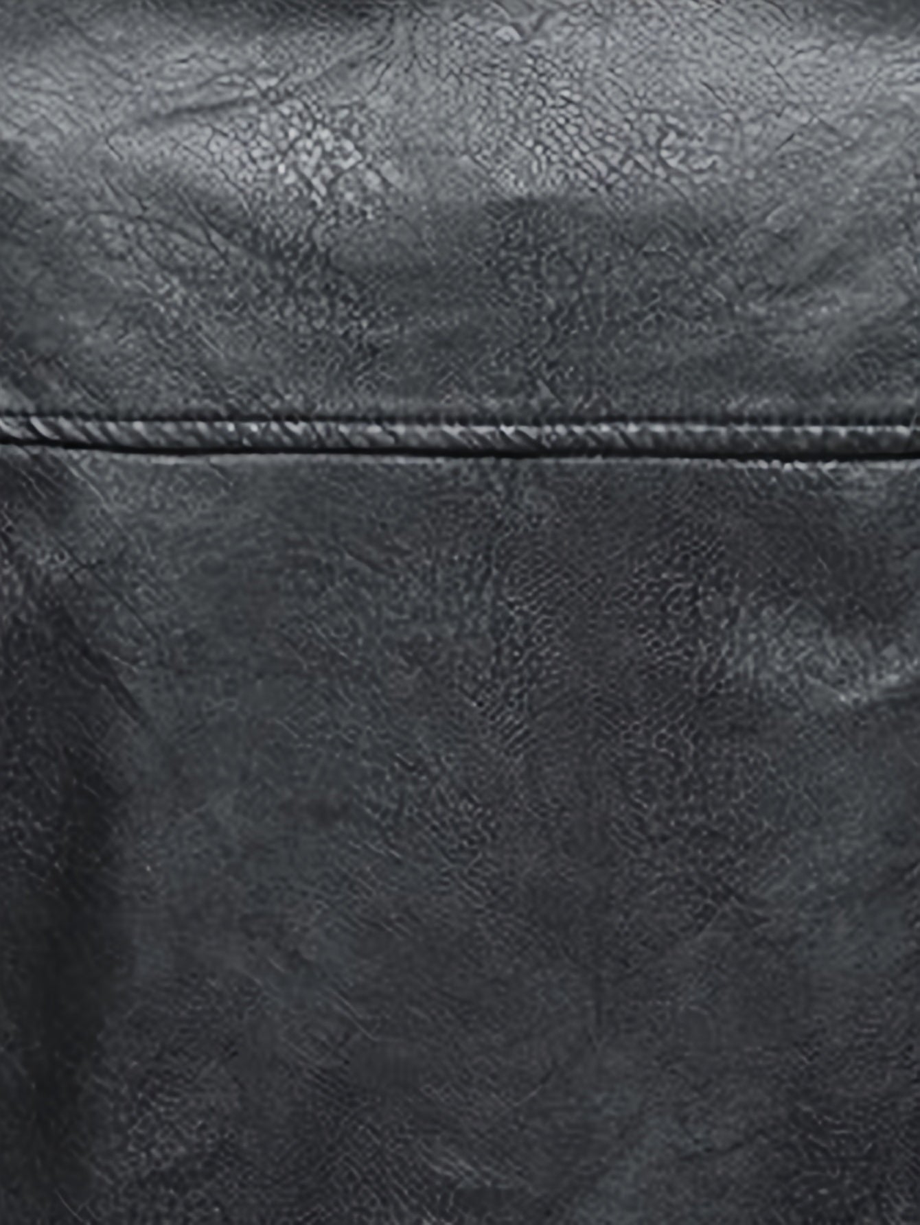 WW | Bequeme Lederjacke mit Stehkragen