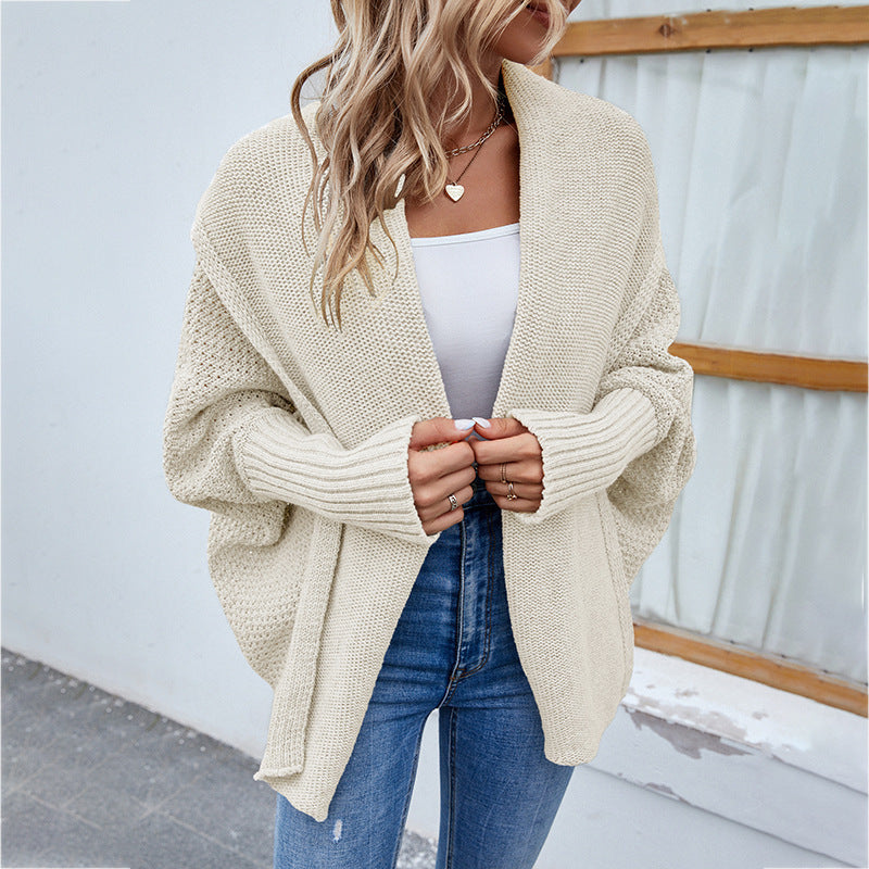 WW | Wide-cut knitted cardigan, autumn-winter fashion trend