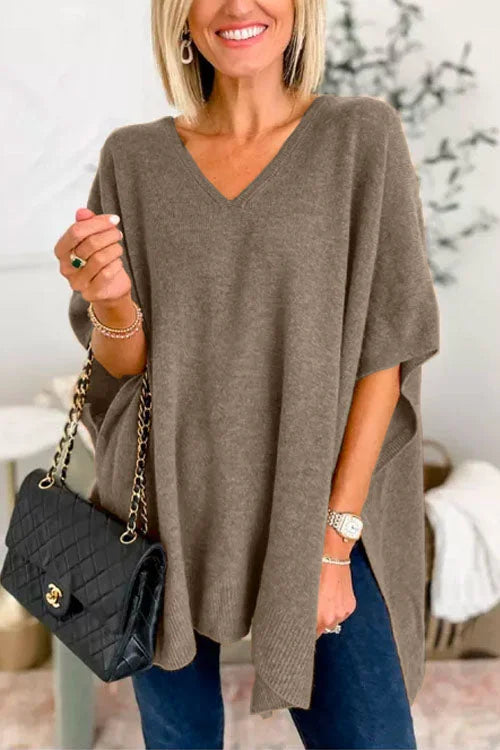 WW | Vielseitiger Pullover im Poncho-Stil