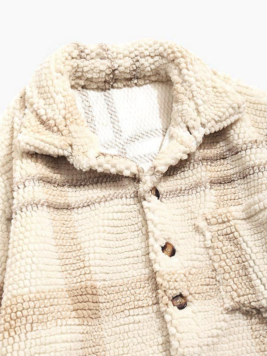 WW | Casual, Warm, Fluffy Fleece Jacket for Men