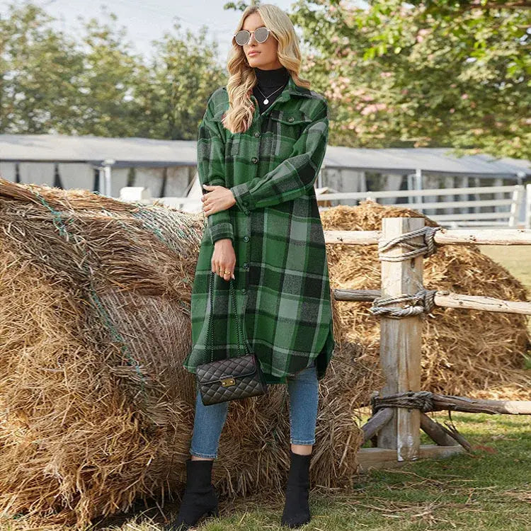WW | Longline Plaid Jacket