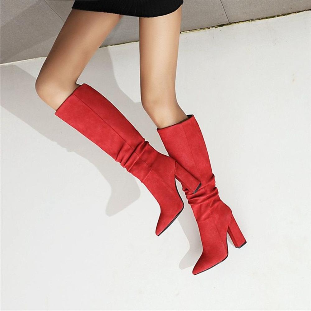 WW | Modische Lederstiefel im Eleganten Stil