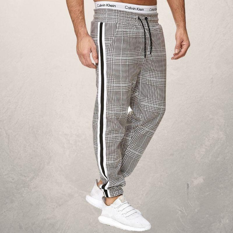 WW | Jogginghose Slim Fit Elastischer Bund Mit Kordelzug Strukturiertes Material Seitenstreifen