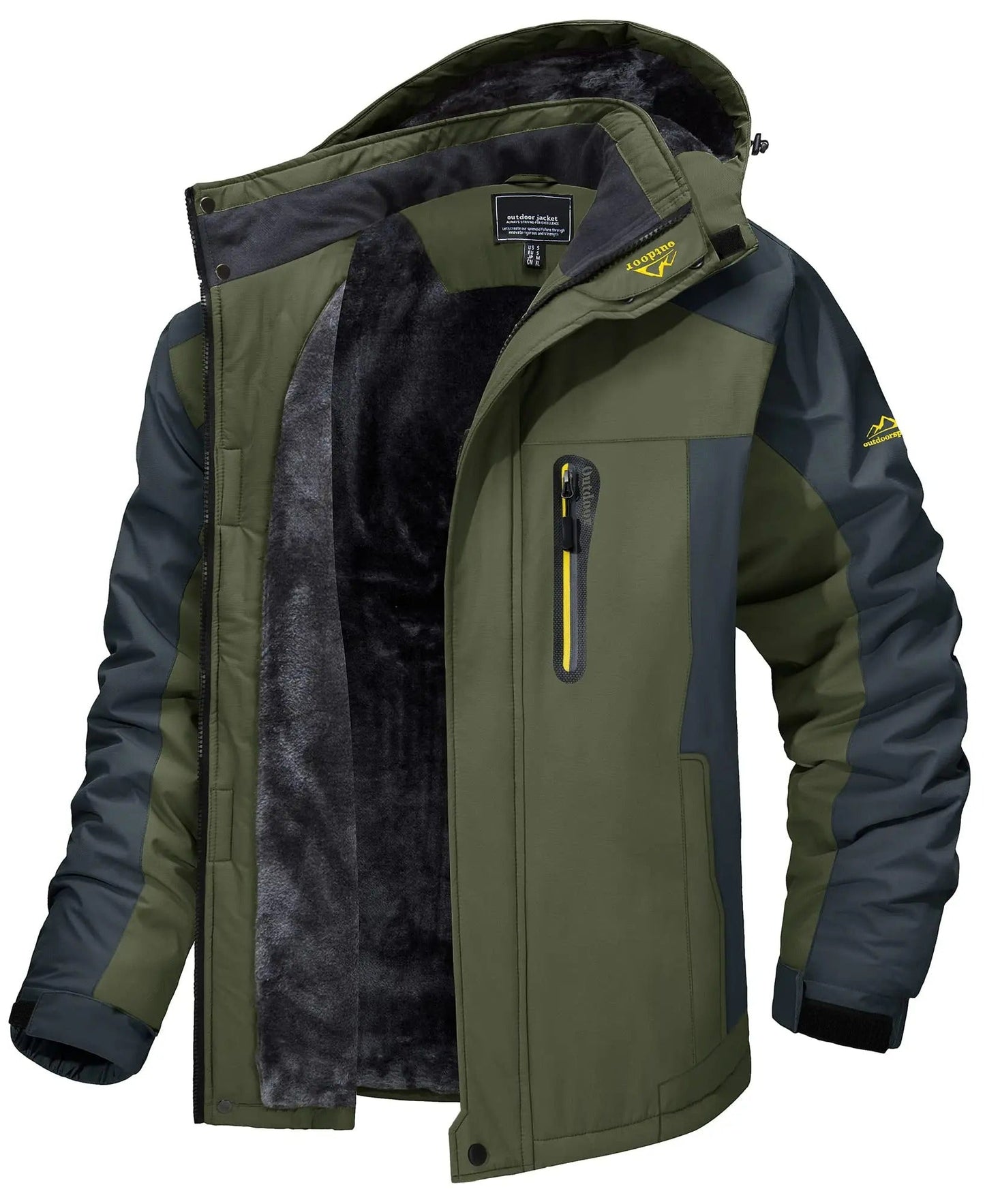 WW | Wasserdichte Jacke mit Fleece-Futter