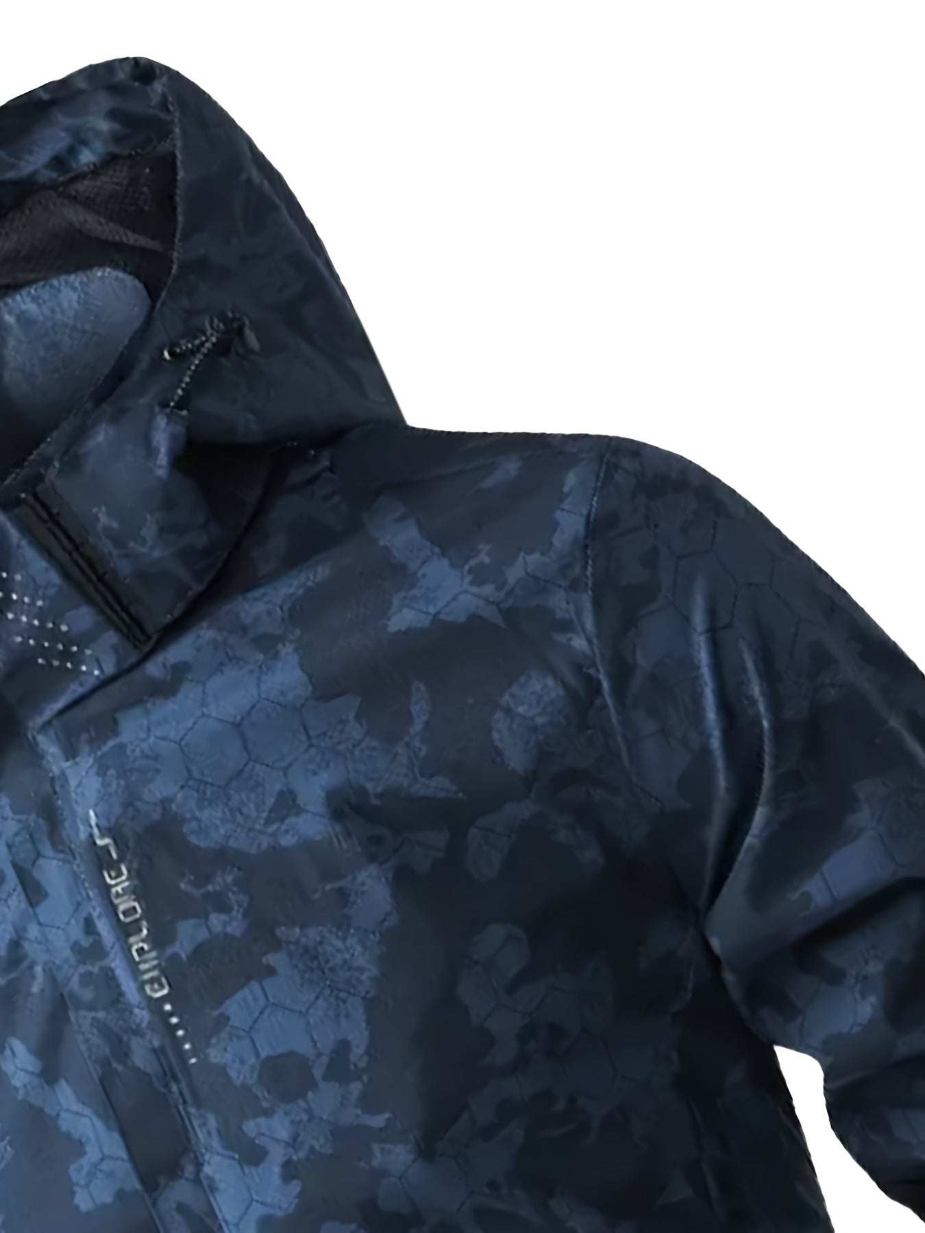 WW | Camouflage Pattern Hooded Windbreaker Outdoor Jacket for Spring for Men - Perfect for Outdoor Activities in Spring