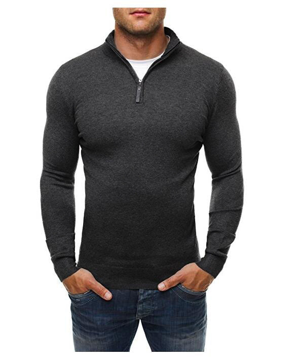 WW | Herren Rollkragenpullover mit Reißverschluss