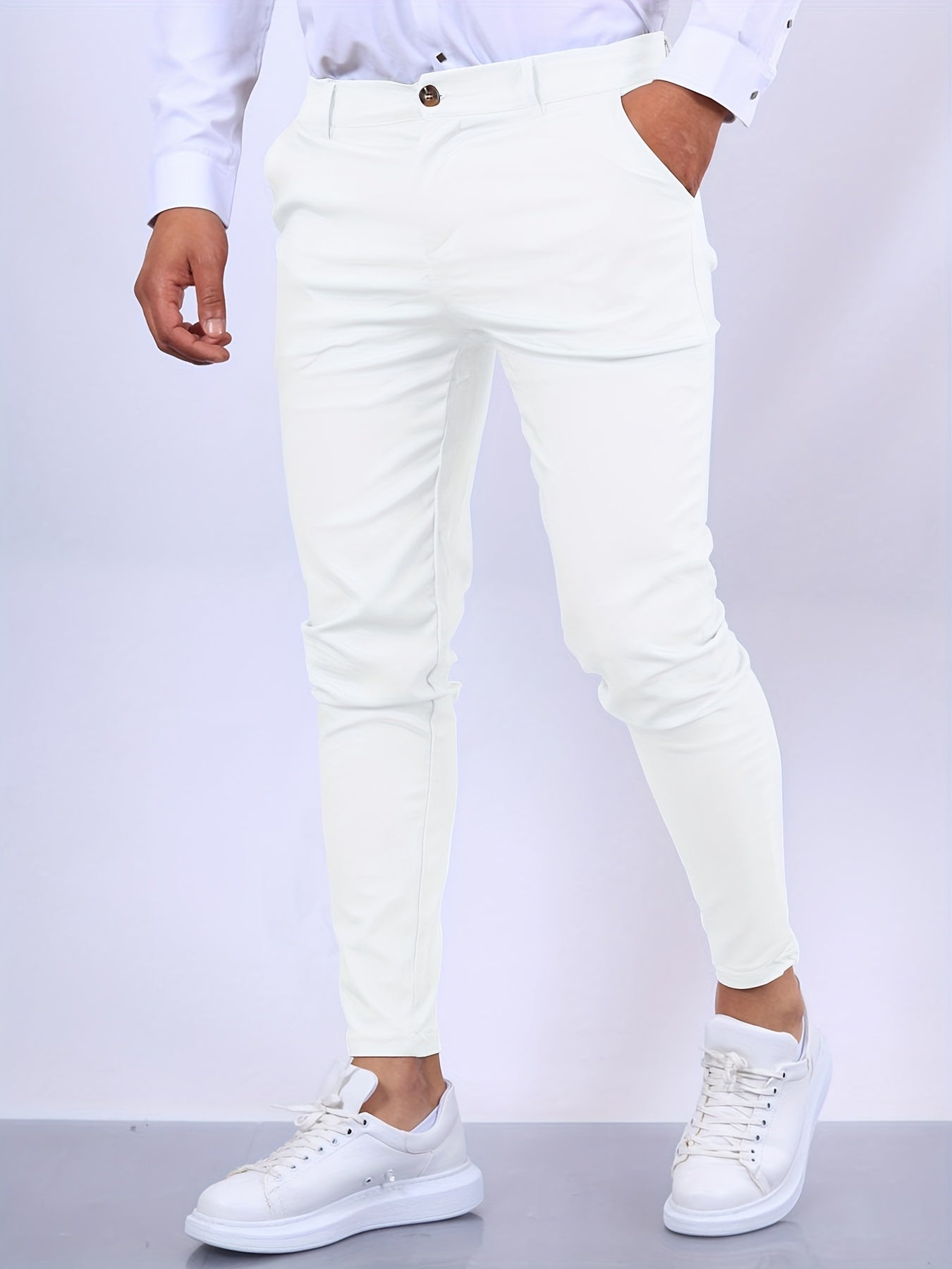 WW | Elegante Slim Fit Hose Für Männer
