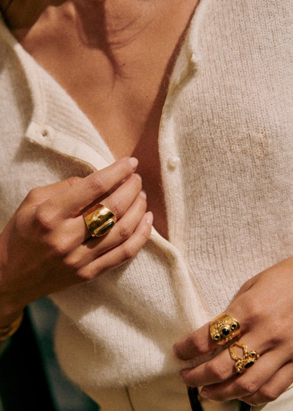 WW | Superweicher Chint-Cardigan mit Knöpfen