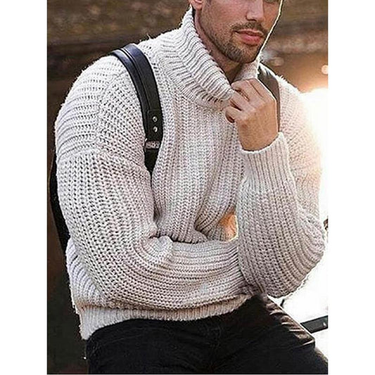 WW | Warmer Strickpullover mit Rollkragen für Herren