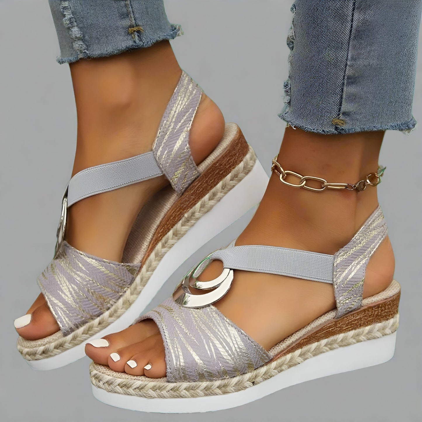 Stjernlöf™ | Handcrafted Wedge Sandals Made from Premium Material