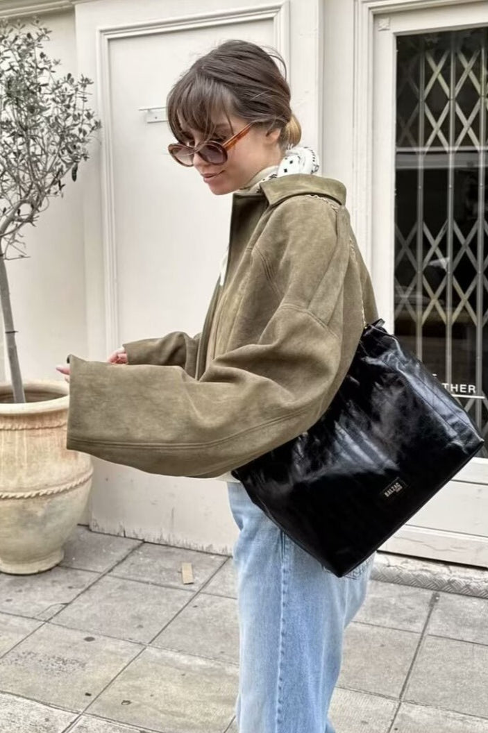 WW | Textured Bomber Jacket