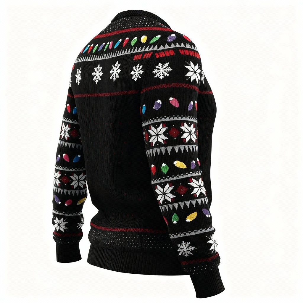 WW | Weihnachtsgansdruck - Hässliches Weihnachtsikonen-Mash-Up Hässlicher Pullover