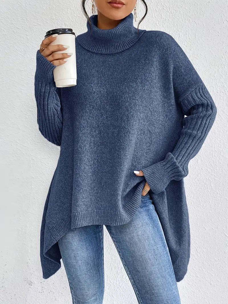 WW | Kuscheliger langer Rollkragenpullover für den Alltag