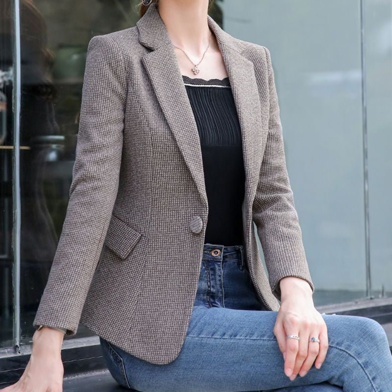 WW | Blazer - Strukturierte Eleganz - Wollmischung - Büro- und Freizeitkleidung