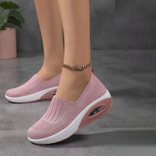 WW | Atmungsaktive Slip on Sneaker Mit Ergonomischer Sohle Für Damen