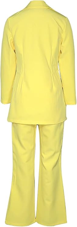 WW Women's Suit - Stylish Two-Piece with Blazer & Long Trousers, Elegant Pant Suit for Business, Evening & Events