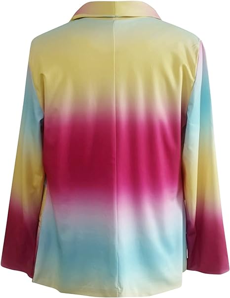 WW | Langärmelige Tie-Dye-Blazer