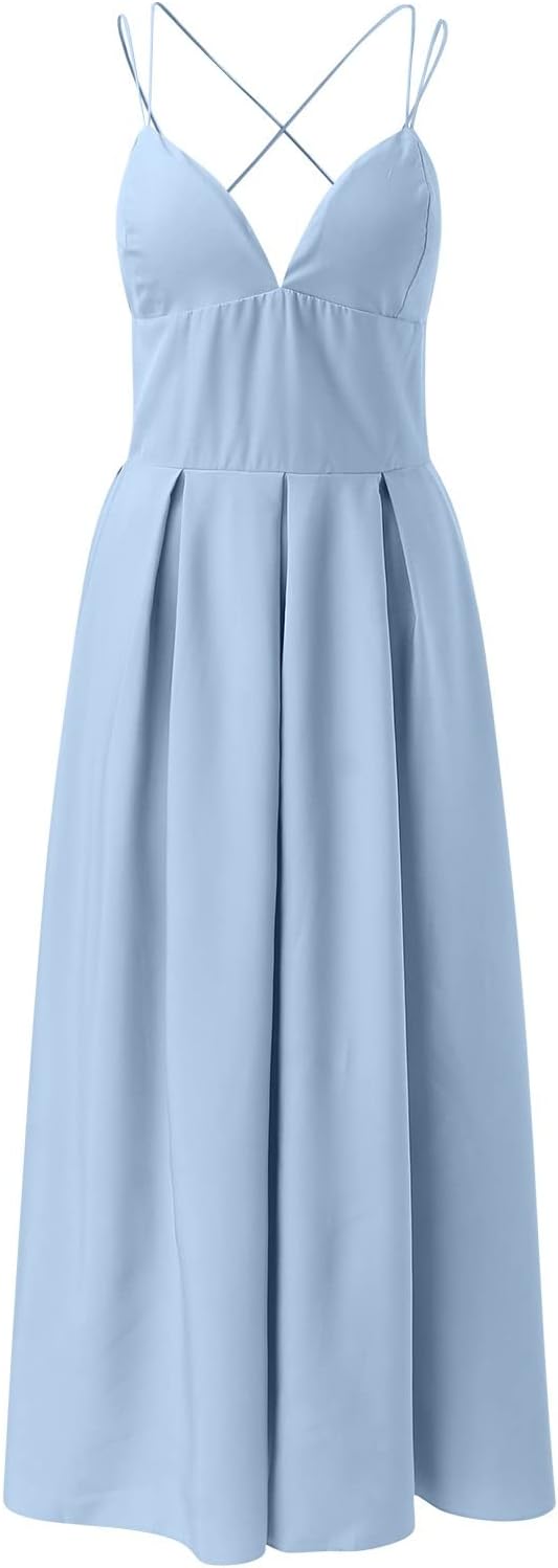WW | Ein Leichtes Kleid mit Zarten Spaghettiträgern