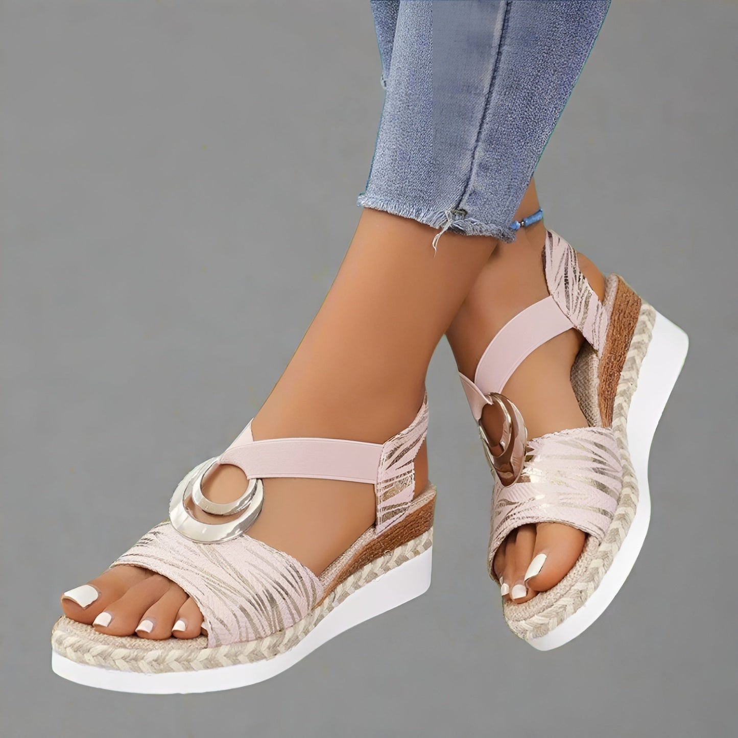 Stjernlöf™ | Handcrafted Wedge Sandals Made from Premium Material