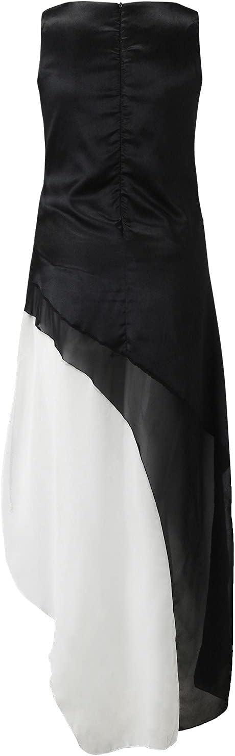 NoirÉlan™ – Elegantes Abendkleid im Ombre-Look mit fließendem Lagen-Design