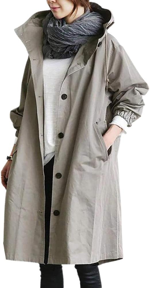 WW | Fashionable Long Trench Coat for Women