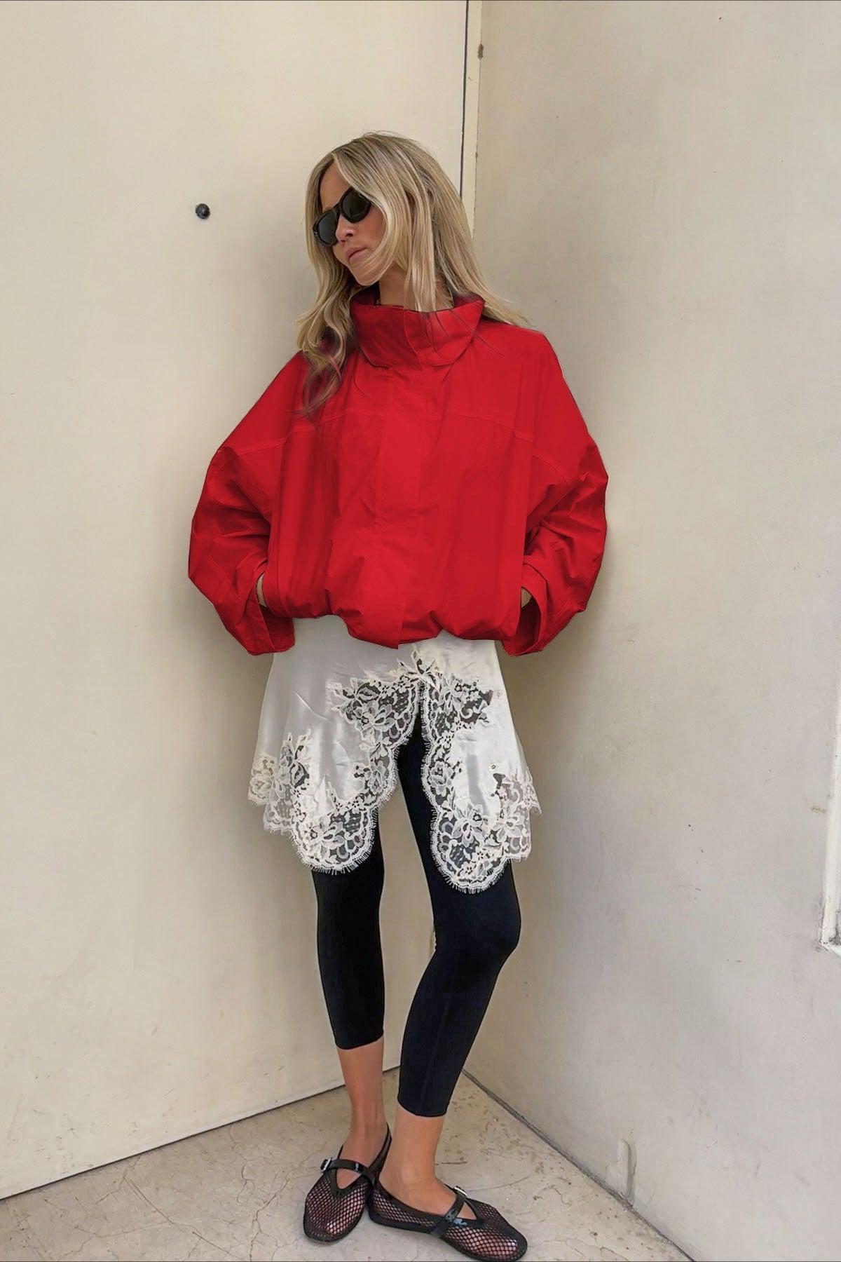 WW | Kragen Windbreaker Jacke