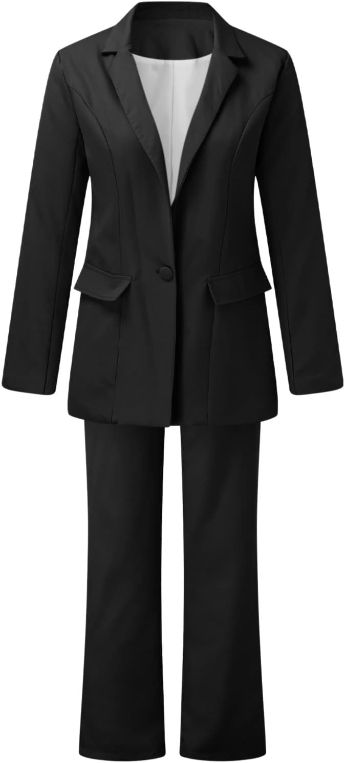 WW - Elegant ensemble consisting of a sophisticated blazer and chic trousers