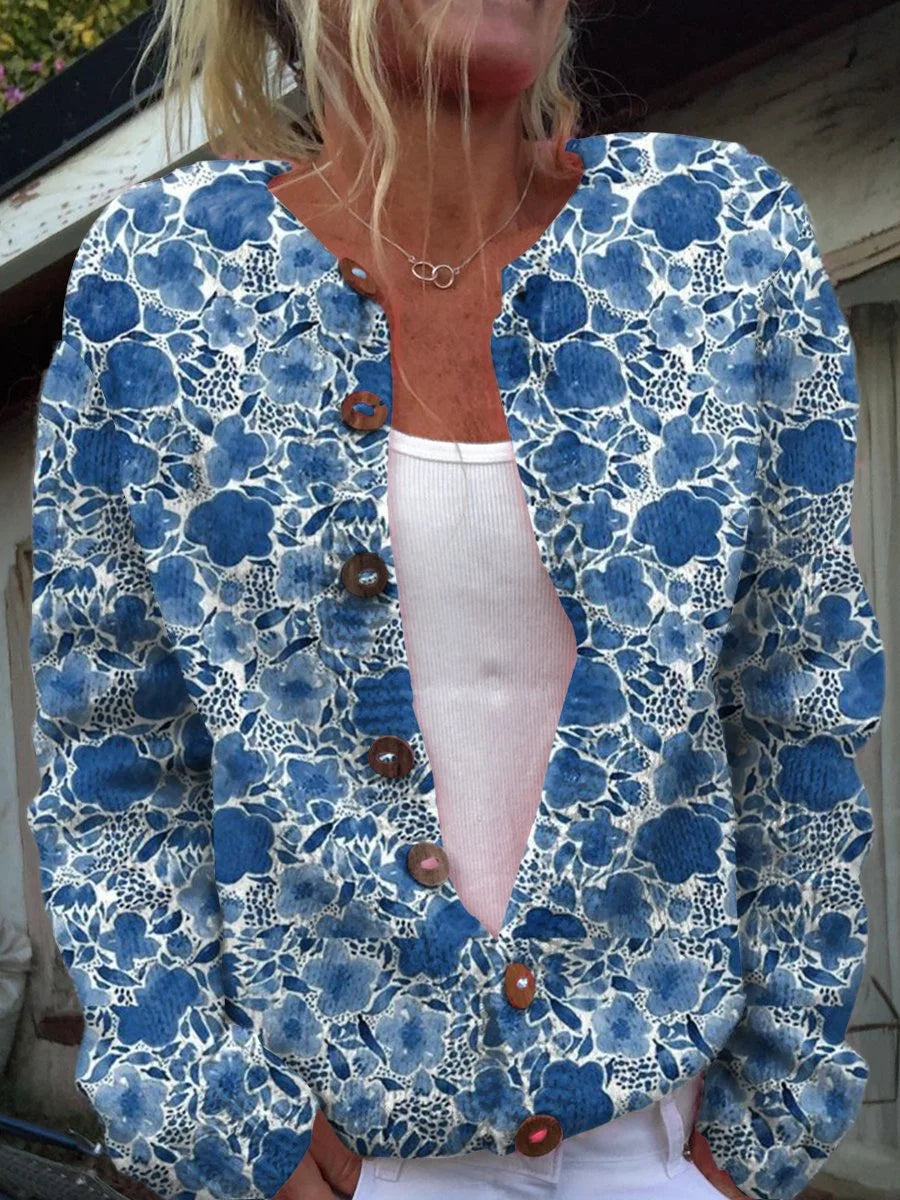 WW | Stylische und Bequeme Geblümtes Pullover für Jedes Wetter