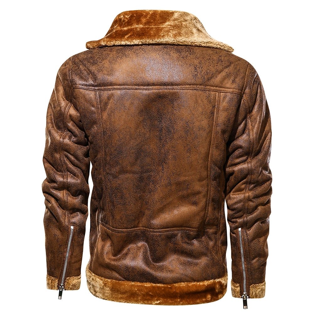 WW | Warme Lederjacke für Männer
