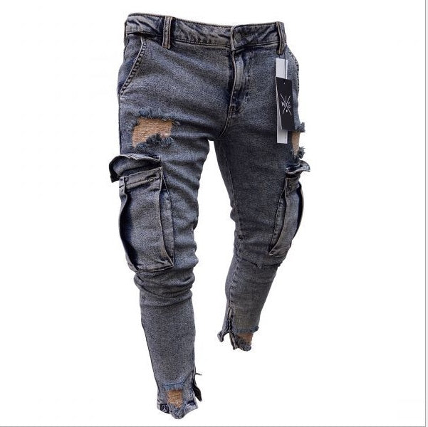 WW | Herren Denim Cargo-Hose
