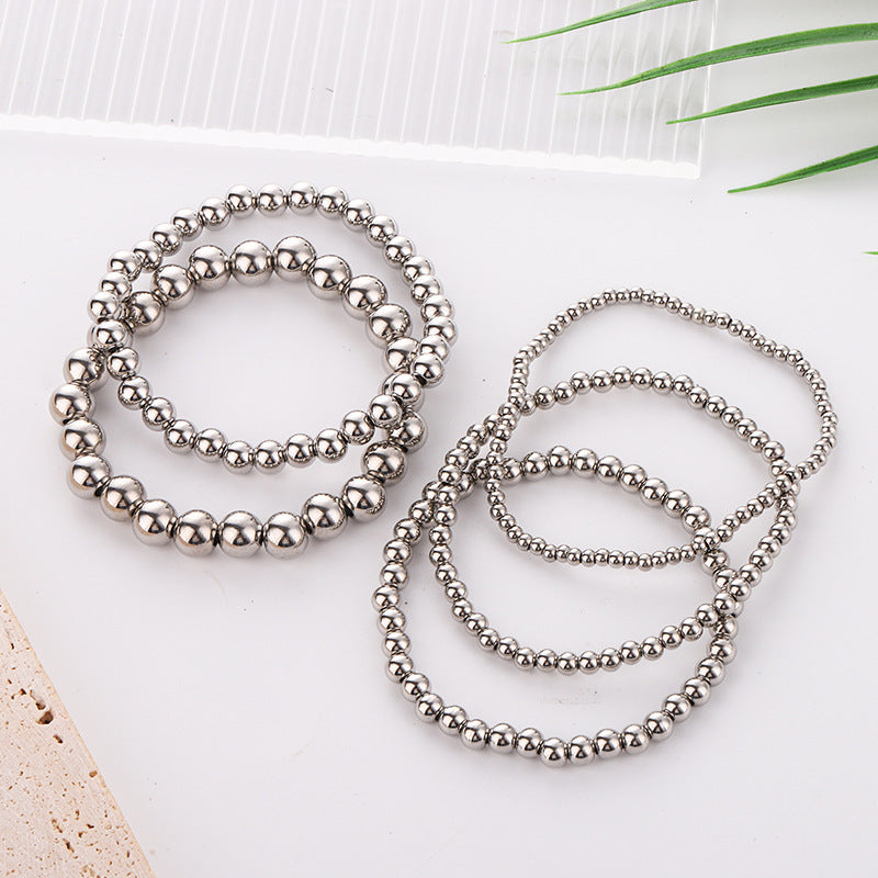 WW | Steel Pearl Bracelet