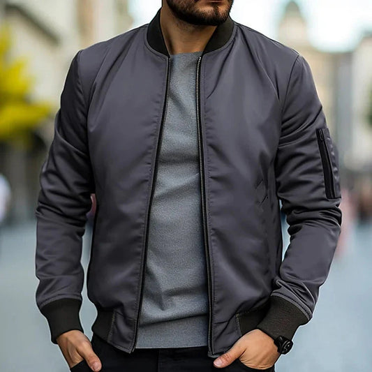 WW | Stylische Zip-Bomberjacke für Freizeitmode für Herren