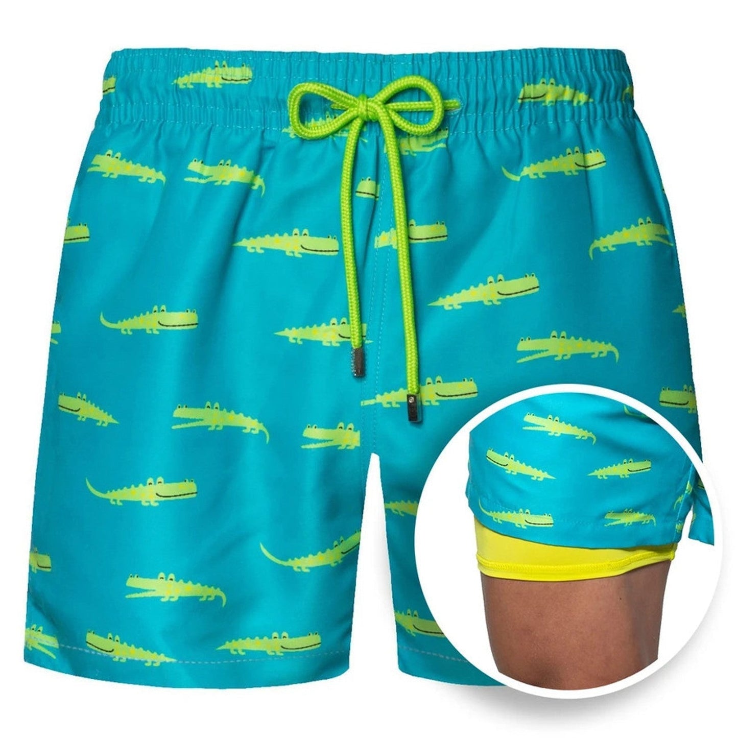 WW | Doppellagige Strandshorts Für Herren