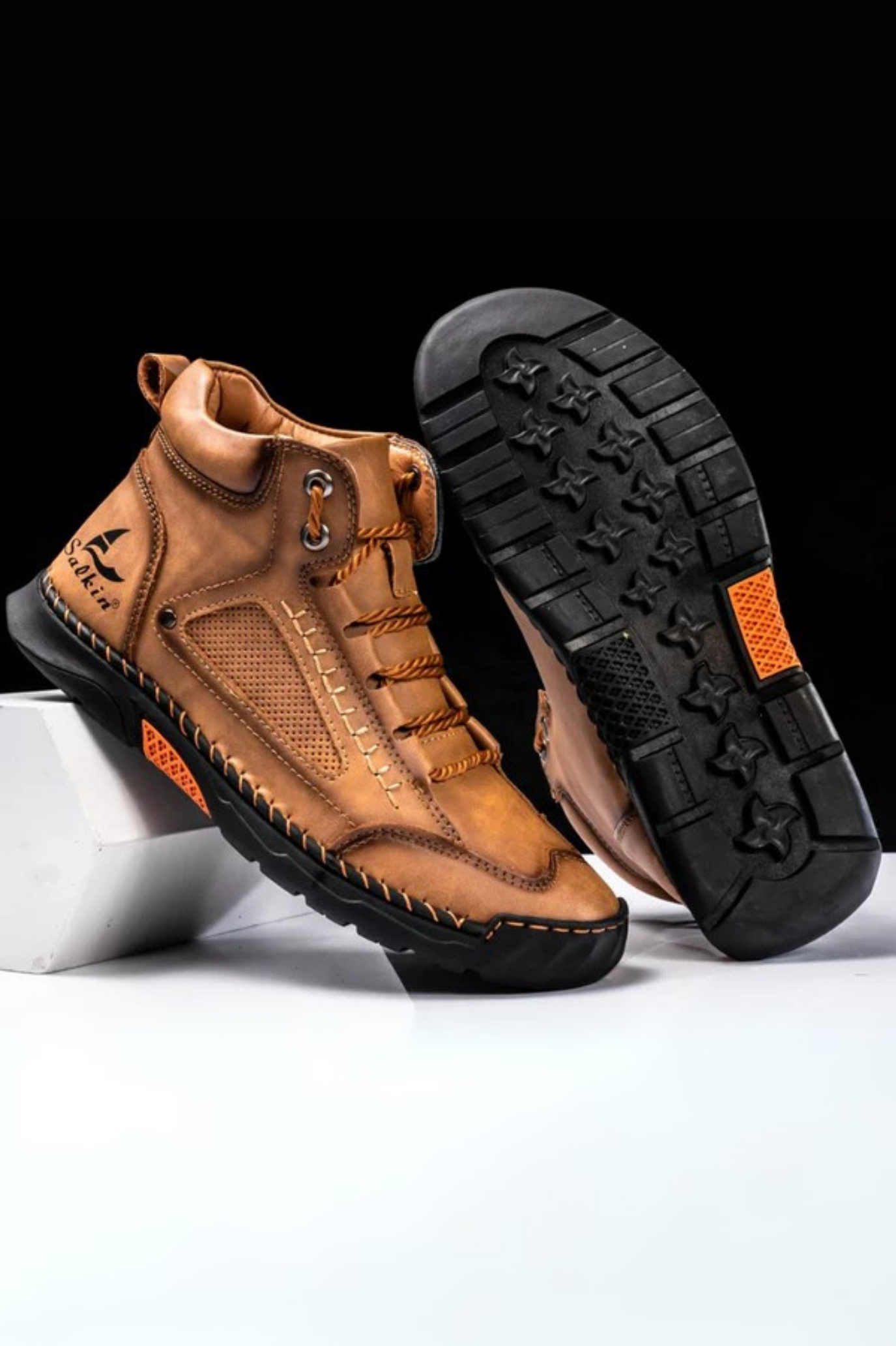 Moriarty | Leather High Top Shoes