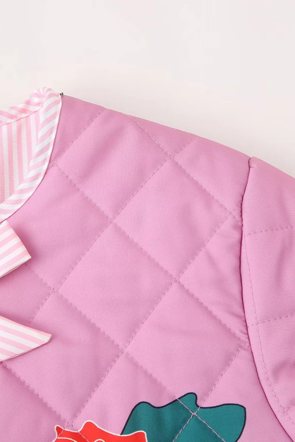 WW | Print Schleife Steppjacke