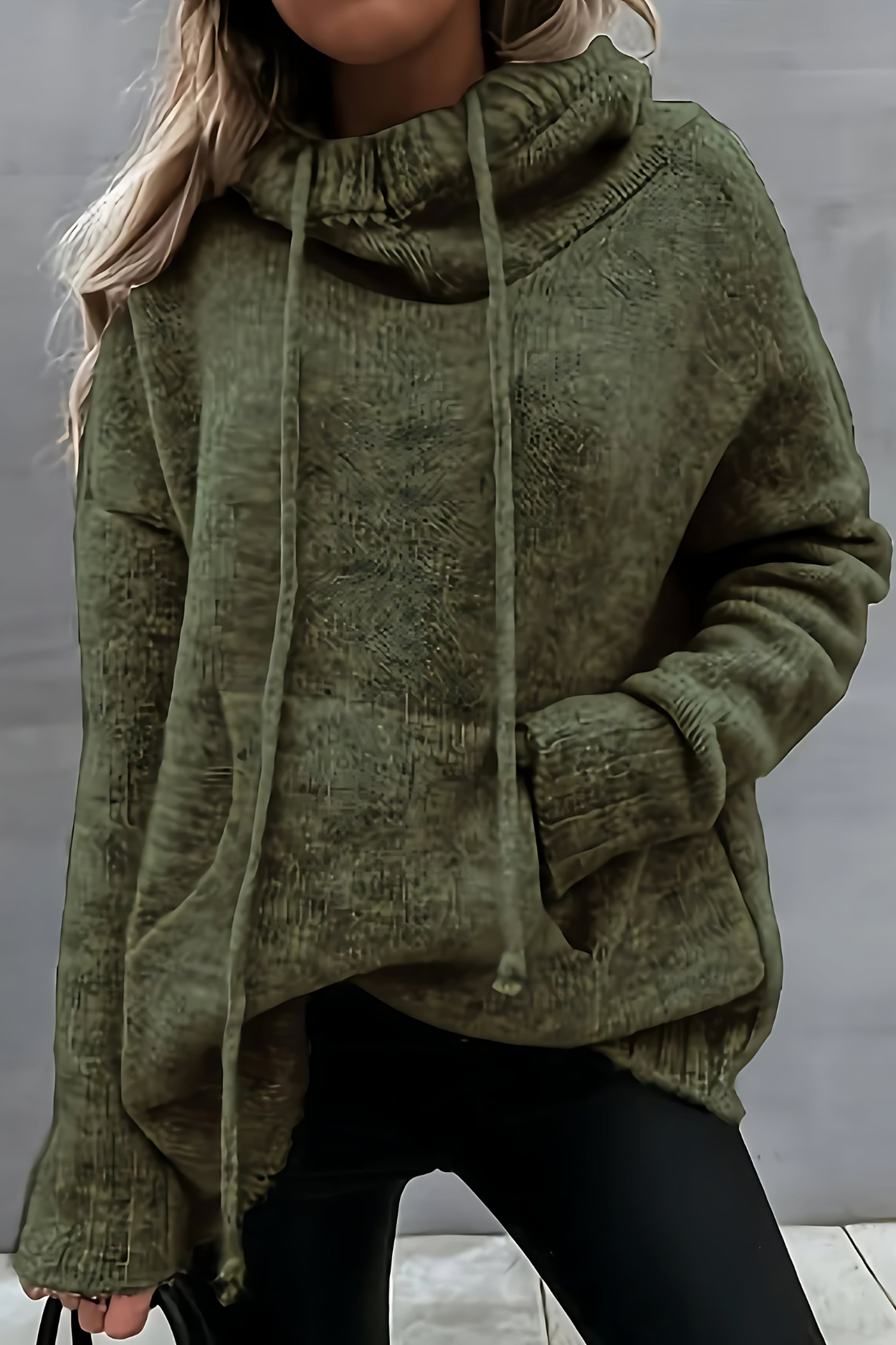 Xena | Long Sleeve Sweater with Pocket