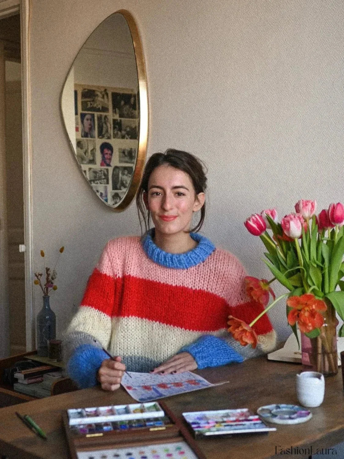 WW | Colourful striped knitted sweater for casually chic looks
