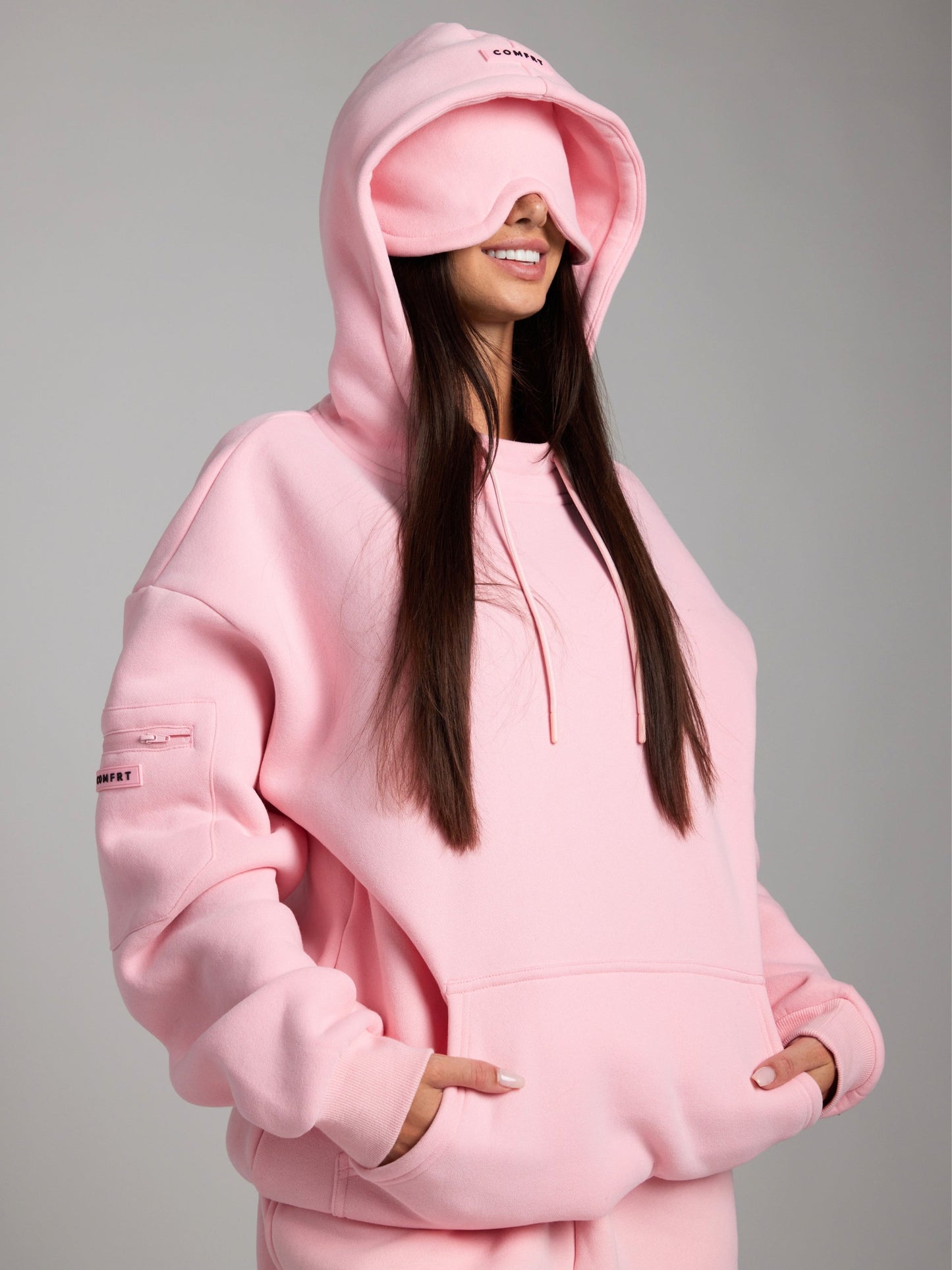 WW | Cozy travel hoodie with airplane mode graphic