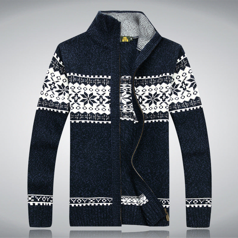 WW | Stylische Strickjacke mit Reißverschluss für Männer