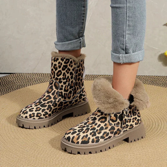 WW | Stiefeletten mit Leopardenmuster für trendige Outfits
