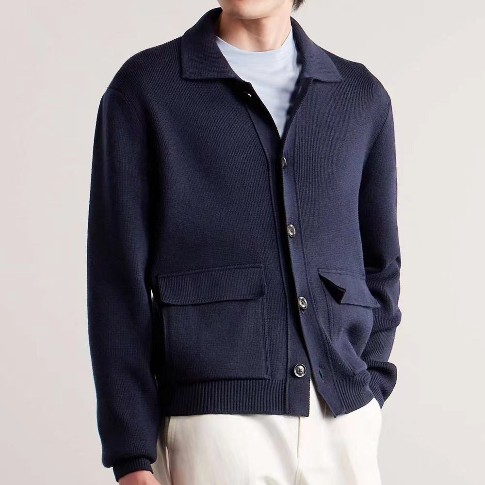 WW | Herren Wollcardigan