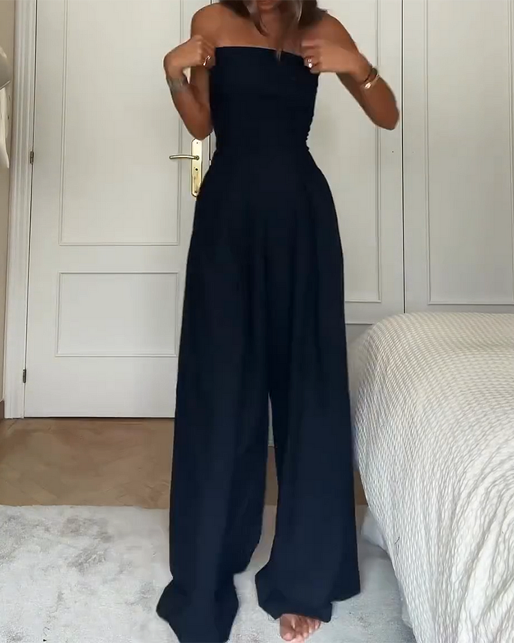 WW | Elegant Off-Shoulder Jumpsuit for Women