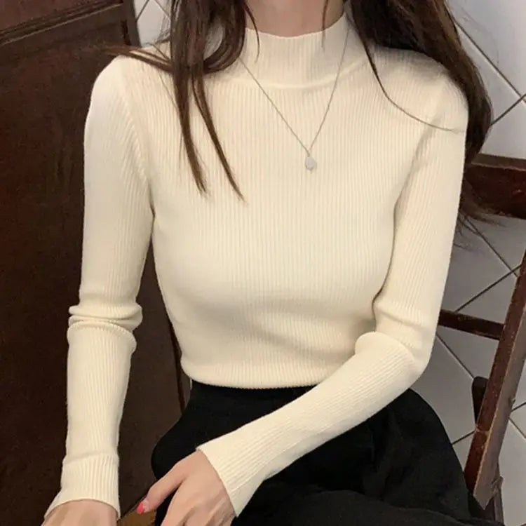 WW | Cozy ribbed wool sweater for women