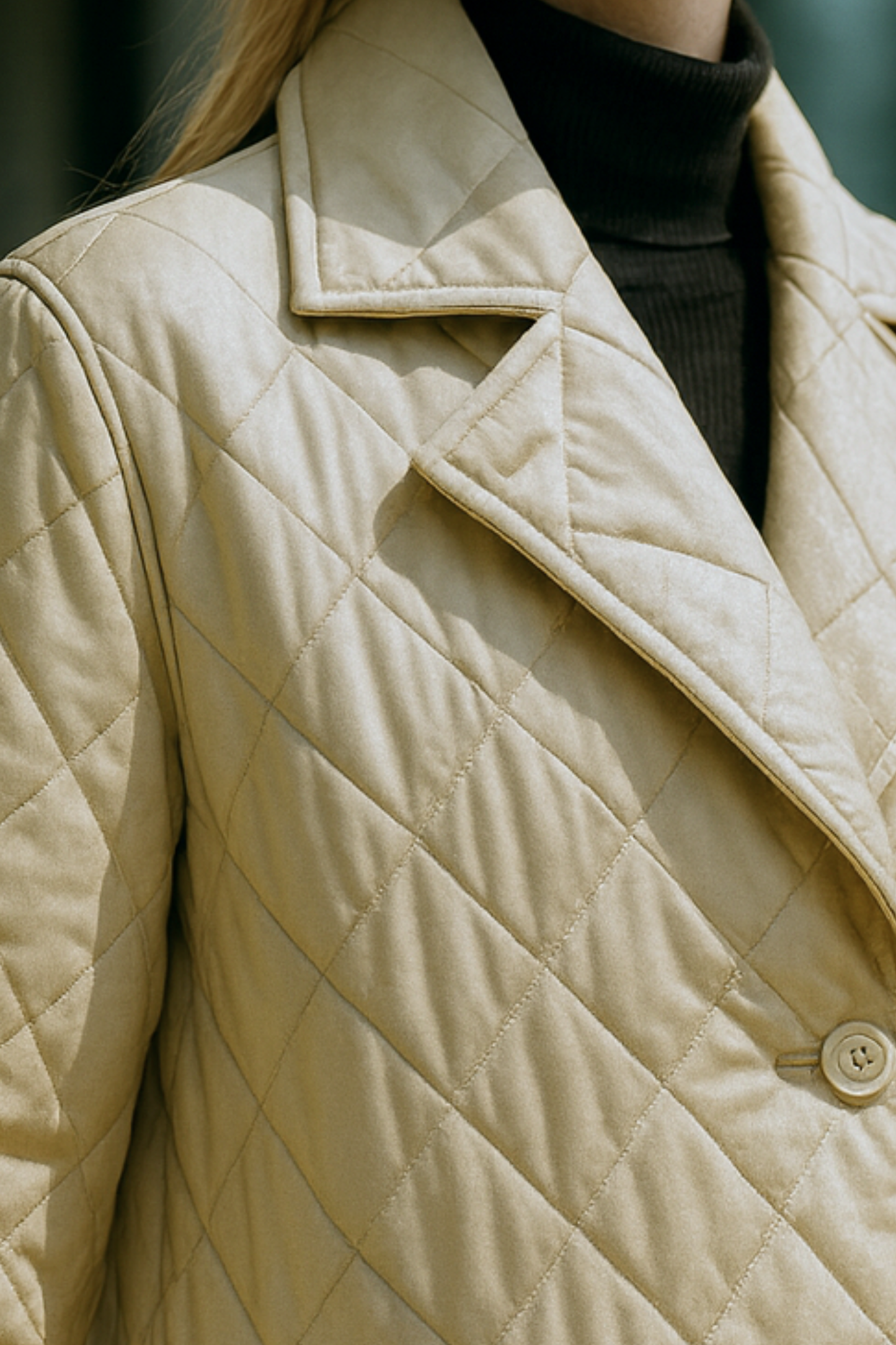Shanaia | Quilted Coat with Leopard Print Lining