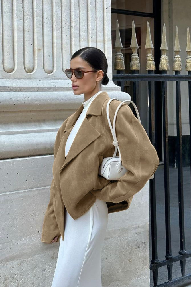 WW | Suede Relaxed Fit Jacket