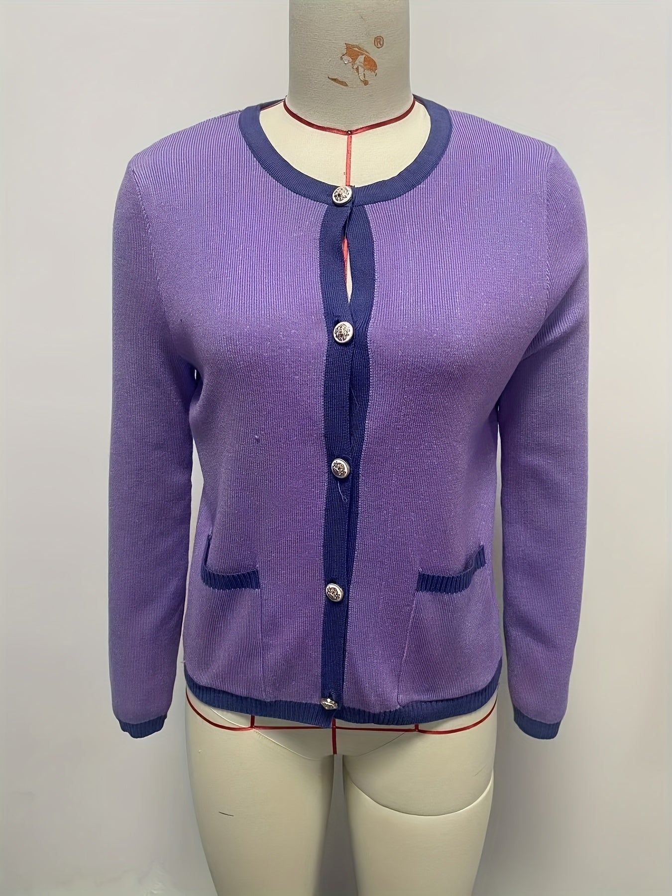 WW | warmer Woll Strickcardigan mit Taschen für Damen - Perfekt für den Alltag