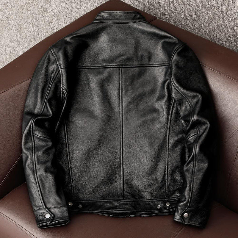 WW | Herren Leder Bomberjacke